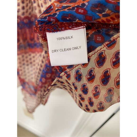 Gibson 100% Silk Tunic Sz 3X NWT - Picture 5 of 7